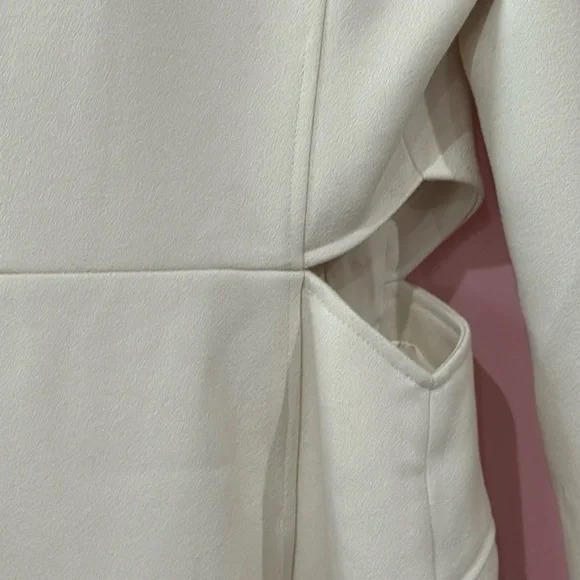 Jonathan Simkhai Jada Cut-Out Mini Blazer Dress- Sz 4 - Picture 10 of 15